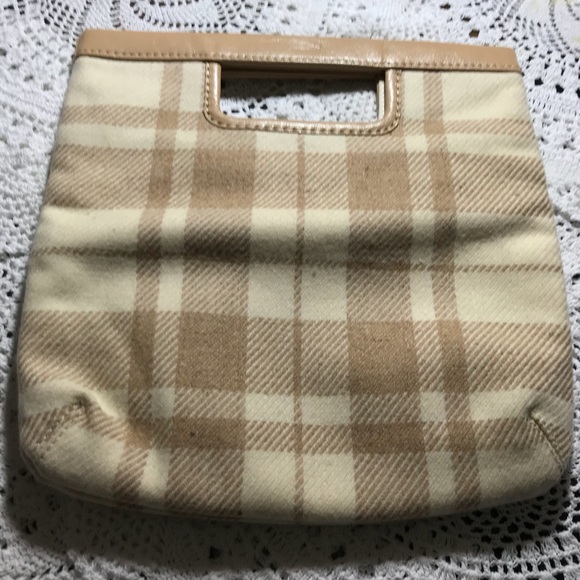 Cream and brown tote - Picture 3 of 6